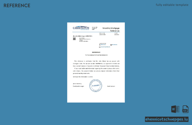 USA Carrington Referenzmuster-Vorschau